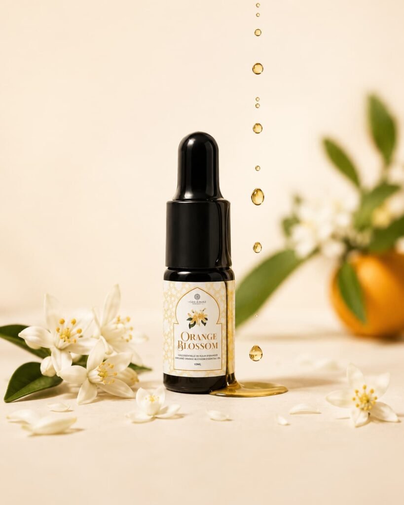 huile de néroli fleur d'oranger maroc