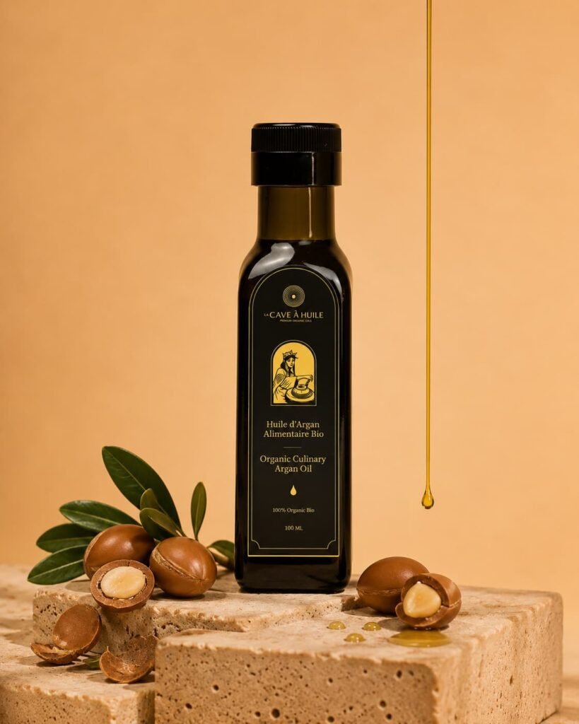 huile d'argan alimentaire bio maroc