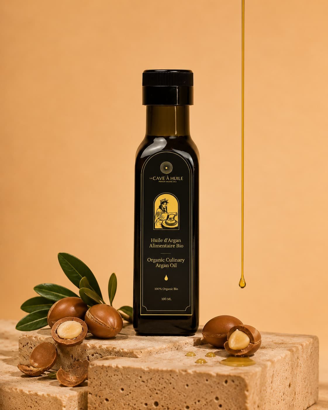 huile d'argan alimentaire bio maroc