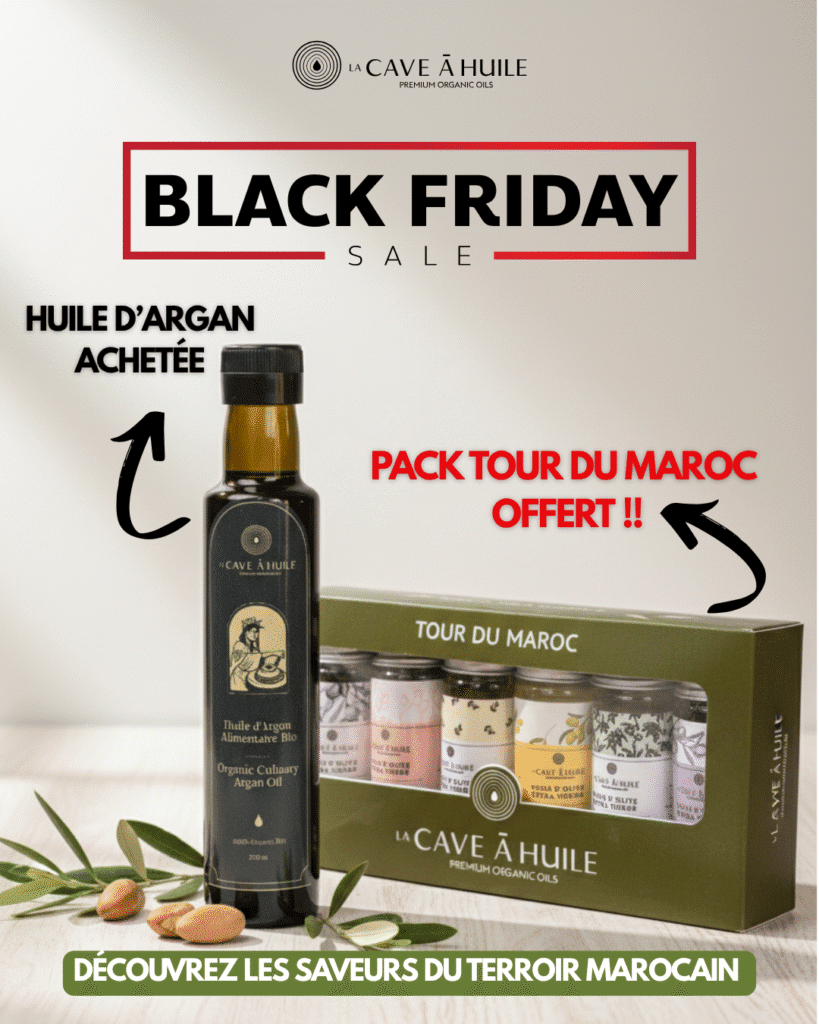 Offre Black Friday – huile d’argan alimentaire achetée