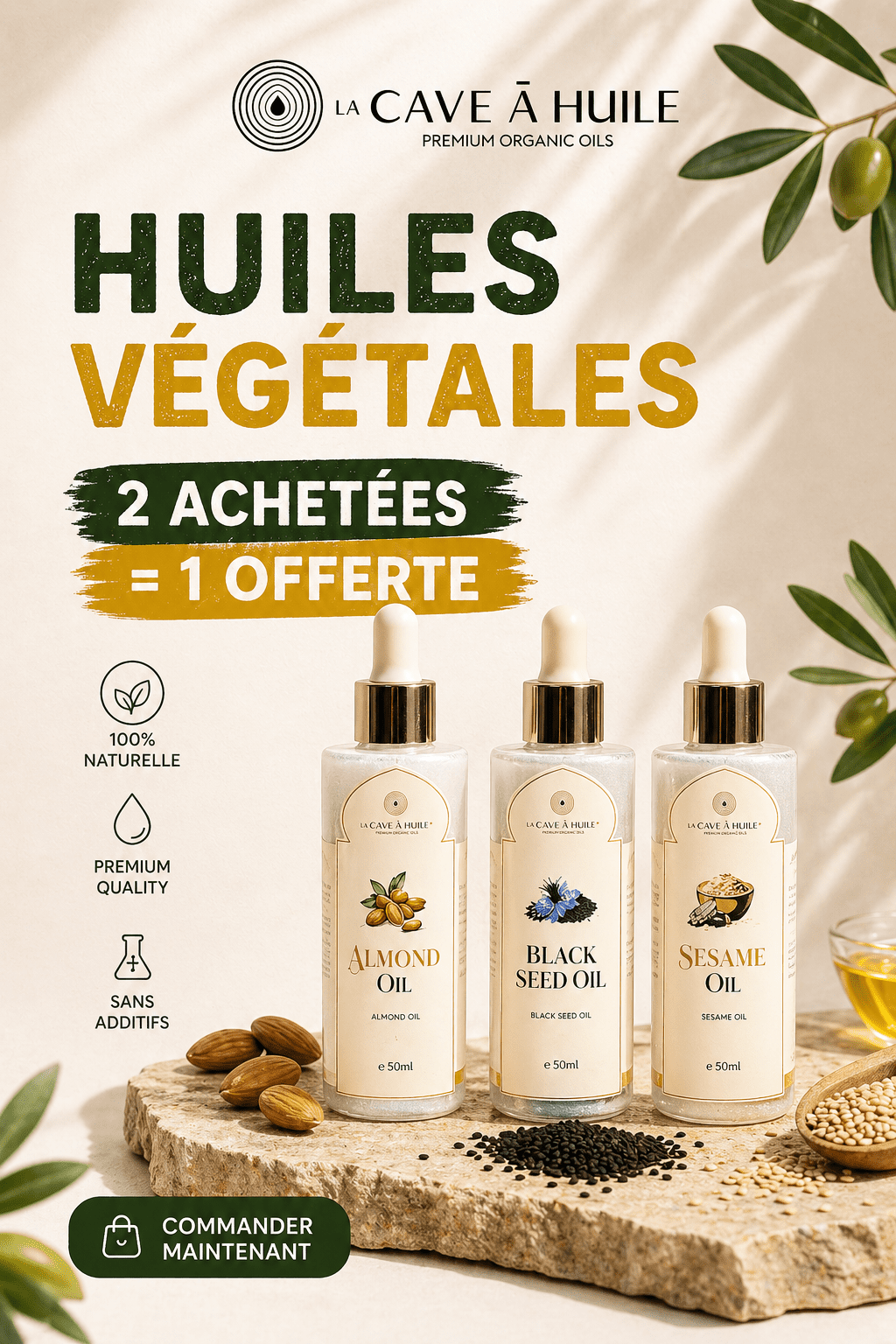 Huiles végétales maroc