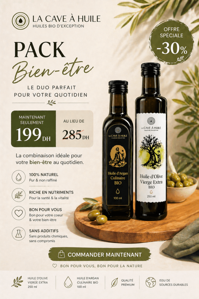 huile d’argan bio Maroc